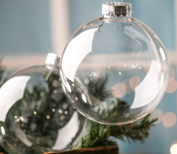 Beautiful ways to fill Glass Baubles