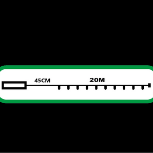 Feetjie Lig; Battery aangedrewe | 20m Wit 