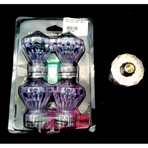 Diamond Tea Lights: Warm White | 4 units