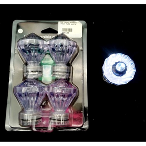 Diamond Tea Lights: Pure White | 4 units