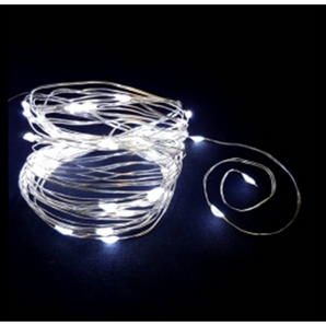 Silver Wire Light: 5m Pure White