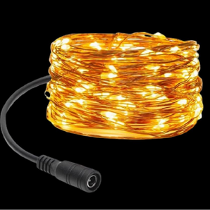 Copper Wire Light: 12m Warm White