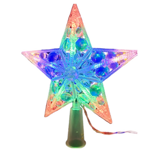 Tree topper: 18cm(L) x 15cm(W) | Star | Multicolour