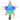 Tree topper: 18cm(L) x 15cm(W) | Star | Multicolour