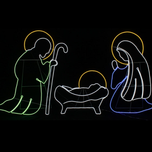 Motif: Neon | Nativity Scene