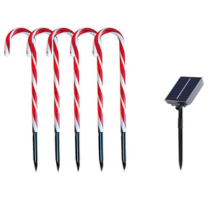 Solar Light: Candy canes set