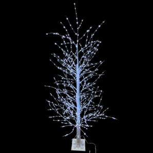 Tree with fitted Lights: 1.8m | Pure White