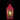 Lantern: 22cm(L) x 10cm(W) | Red