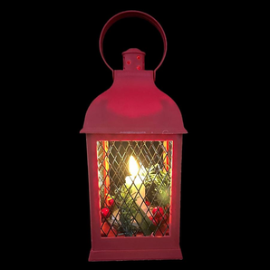 Lantern: 22cm(L) x 10cm(B) | Rooi 