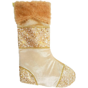 Stocking: 60cm (L) x 35(W) | Gold