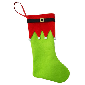 Stocking: 40cm (L) x 20cm (W) | Green | Red