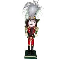 Nutcracker: 25cm | Green |  Nutcracker with drums