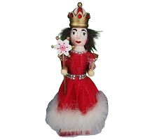 Nutcracker: 25cm | Red |  Queen