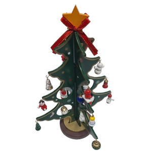 Tree with variety of small Trinkets: 25cm | Green