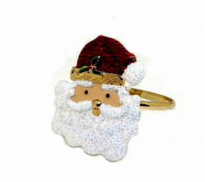 Napkin ring: Santa