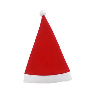 Santa Hat: 50cm (L) x 29cm (W) | Plain Red