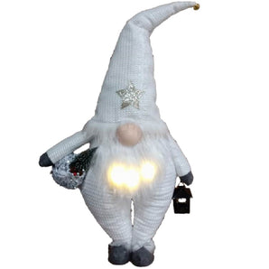 Soft toy: 110cm | Warm White | Santa Gnome