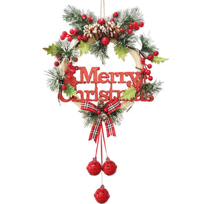 Wreath: 60cm(L) x 34cm (W) | Merry Christmas