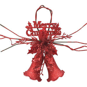 Bells: 28cm(H) x 40cm(W) | Red