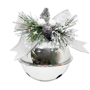 Bell: Silver bell with White bow