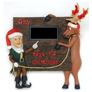 Resin: Advent calendar | Funny Reindeer & Elf