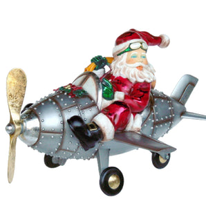 Resin: Santa on aeroplane