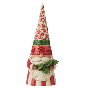 Jim Shore: 27cm(L) x 10cm(D) | Gnome with Holly