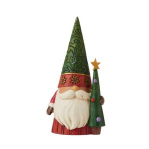 Jim Shore: 12cm(H) x 4.3cm(D) |  Gnome with Tree