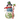 Jim Shore: 15.8(L) x 11(W) | Snowman with candy cane