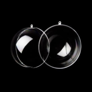 Bauble PVC: 10cm | Fillable bauble