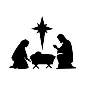 Stencil: A4 | Nativity