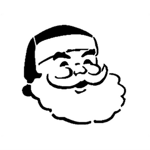 Stencil: A3 | Santa Face