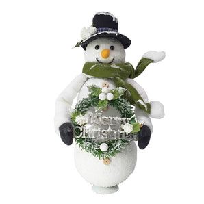 Snowman: 43cm(H) x 15cm(W) | White