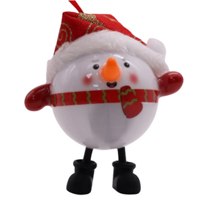 Standing Bauble: 11cm | Light up | Snowman