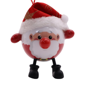 Standing Bauble: 11cm | Light up | Santa