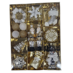 Baubles: Variety Set | White & Gold & Silver