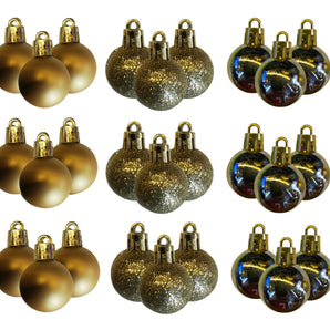 Baubles PVC: 3cm | Gold