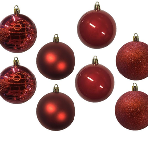 Bauble PVC: 6cm | Rooi 