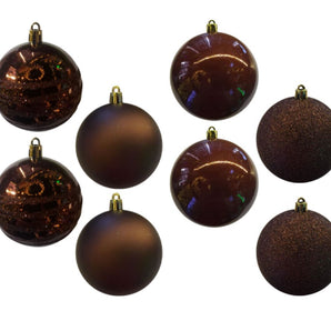 Baubles PVC: 6cm | Dark Brown