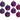 Baubles PVC: 6cm | Purple