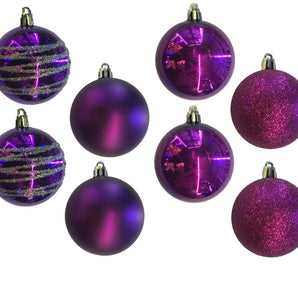 Baubles PVC: 6cm | Purple