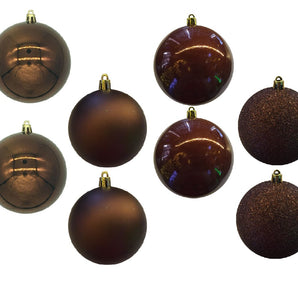 Baubles PVC: 6cm | Dark Brown