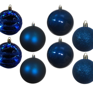 Baubles PVC: 8cm | Dark Blue