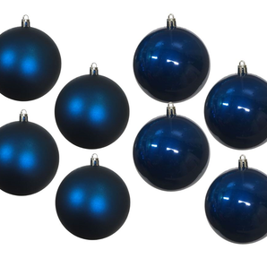 Baubles PVC: 8cm | Dark Blue