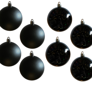 Bauble PVC: 8cm | Swart 