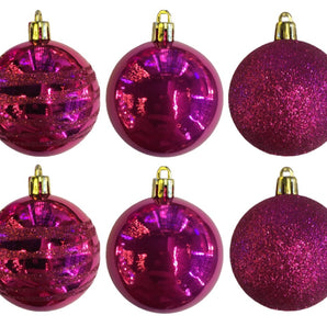 Bauble PVC: 10cm | Cerise Pink 