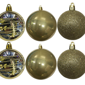 Baubles PVC: 10cm | Champagne