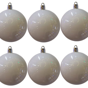 Bauble PVC: 10cm | Wit 