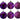 Baubles PVC: 10cm | Purple