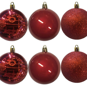 Baubles PVC: 10cm | Red